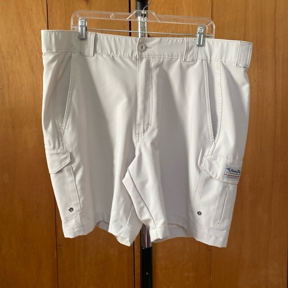 Bimini Mens Tan Cargo Shorts Size 42